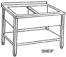 Mycí stůl - typ SMDP