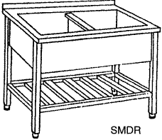 Mycí stůl - typ SMDR